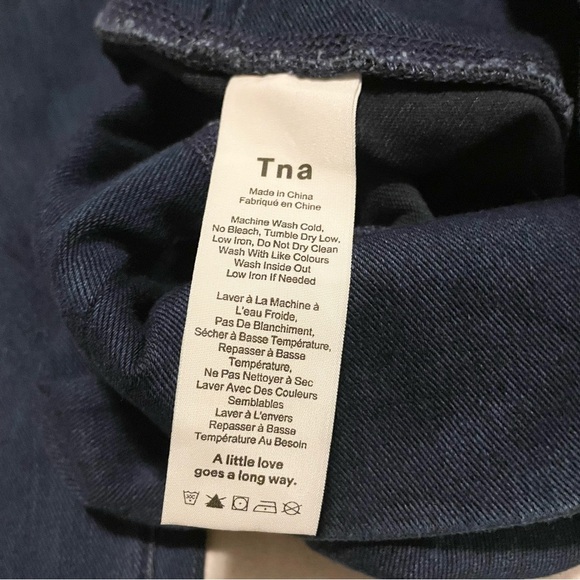 TNA Women's Blue Denim Leggings Size Small - Picture 9 of 16